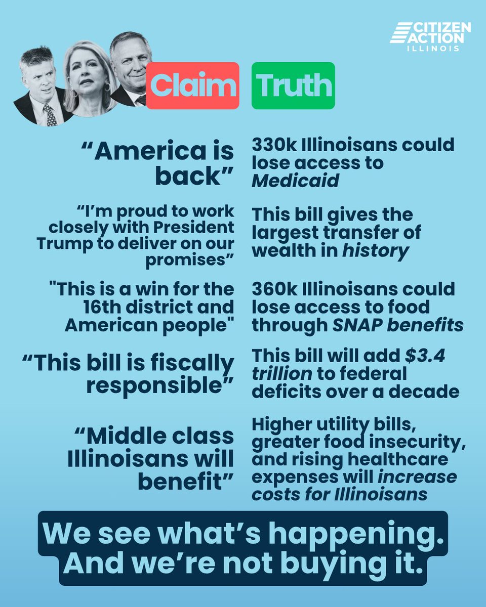 CitizenActionIL's tweet image. Illinois communities deserve transparency and accountability. That’s why we’re hosting this event — to unpack what’s really in the bill, break down how it impacts Illinois, and talk about how we fight back.

RSVP now! mobilize.us/citizenactioni…