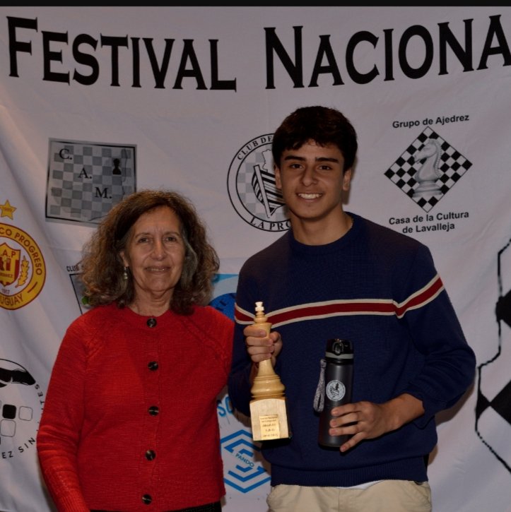 ajedrezlaproa's tweet photo. Bruno Fauci y Agustín Silva monarcas uruguayos sub 16

https://t.co/lSuShQyy3Q https://t.co/St7HVXzcu6