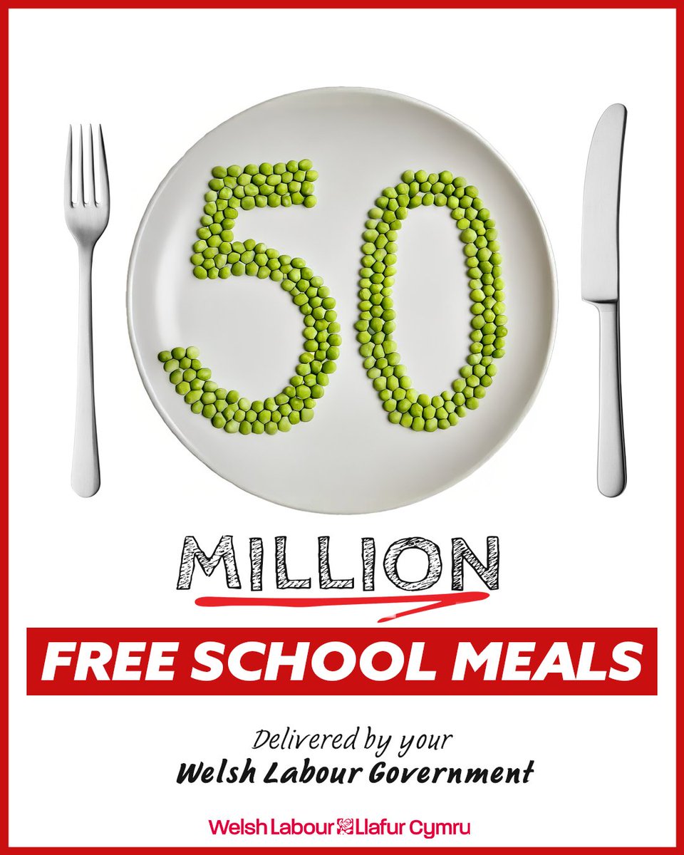 WelshLabour's tweet image. We believe no child should go hungry. This is what putting families first looks like.