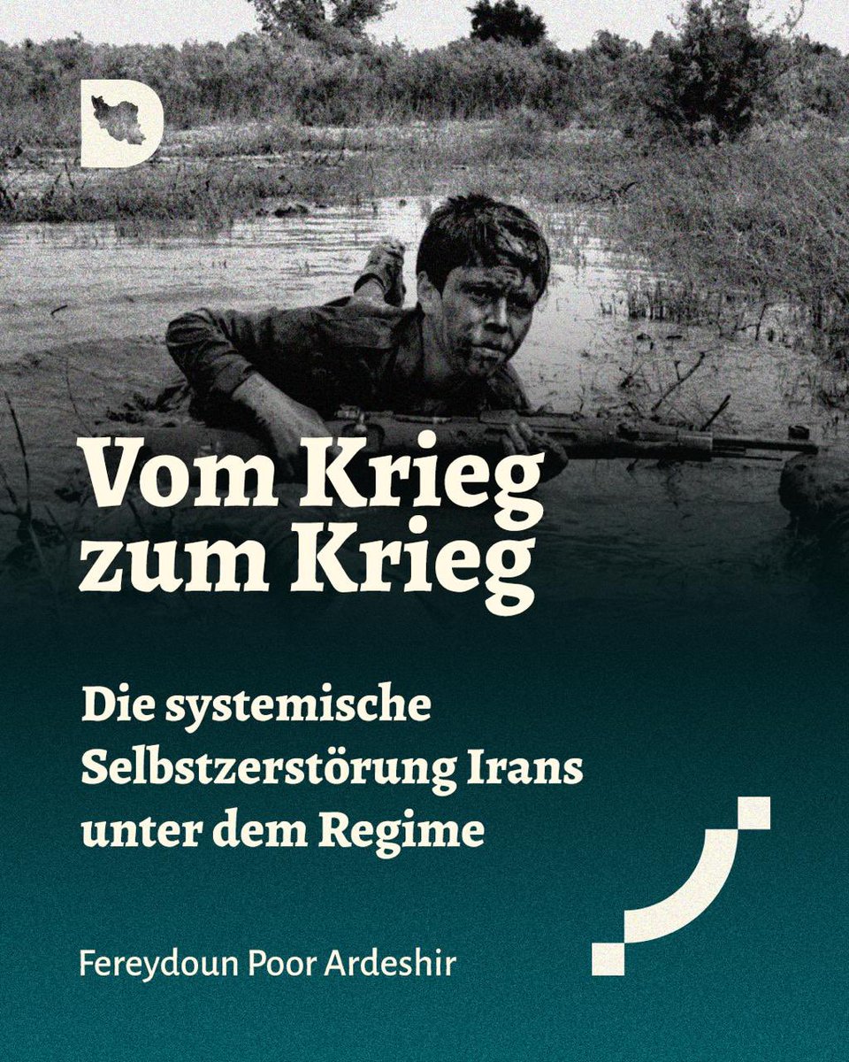 IranDiskurs's tweet image. Vom Krieg zum Krieg
Die systemische Selbstzerstörung Irans unter dem Regime
🔗 irandiskurs.de/der-krieg/vom-…
#Iran #Israel