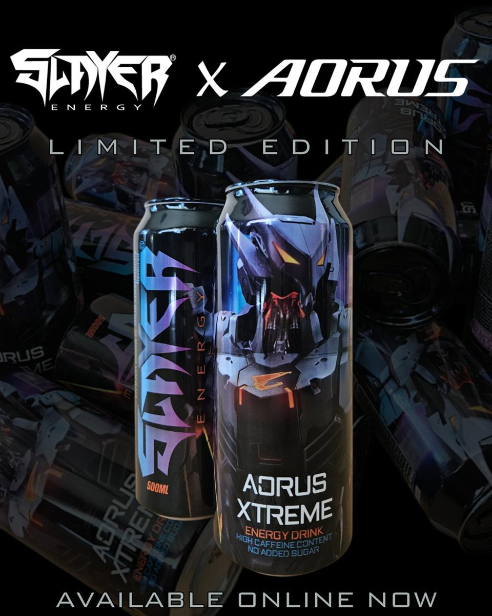 Slayerdrink's tweet image. "Play Possessed"
@AORUS_ZA x @Slayerdrink
#PlayPossessed #DeathToDull