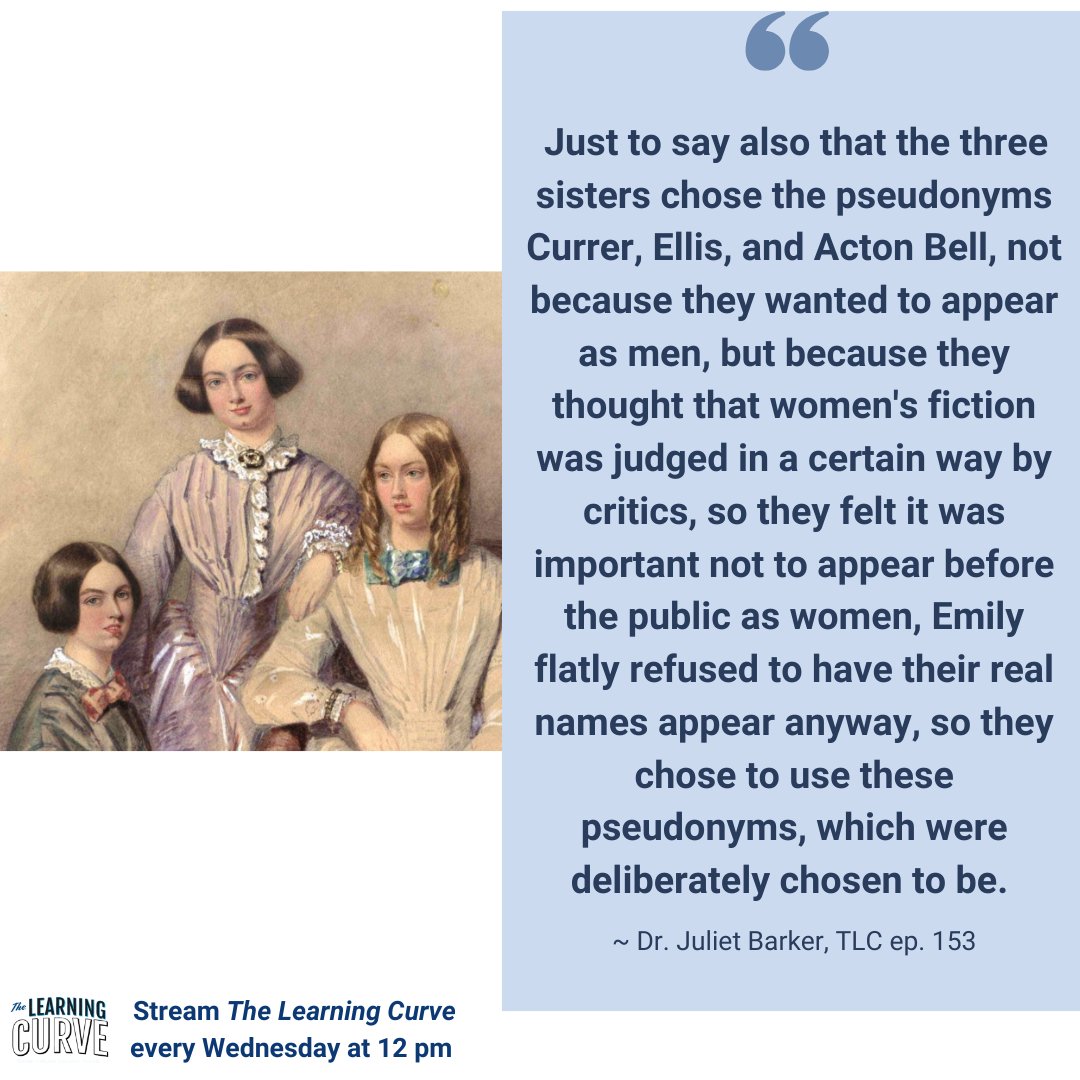 PioneerBoston's tweet image. Ever wondered why the Brontë sisters chose pseudonyms? Discover the clever minds behind Currer, Ellis, & Acton Bell in our latest episode of The Learning Curve! Listen now! pioneerinstitute.org/featured/uks-d… #BronteSisters #Writing #Podcast