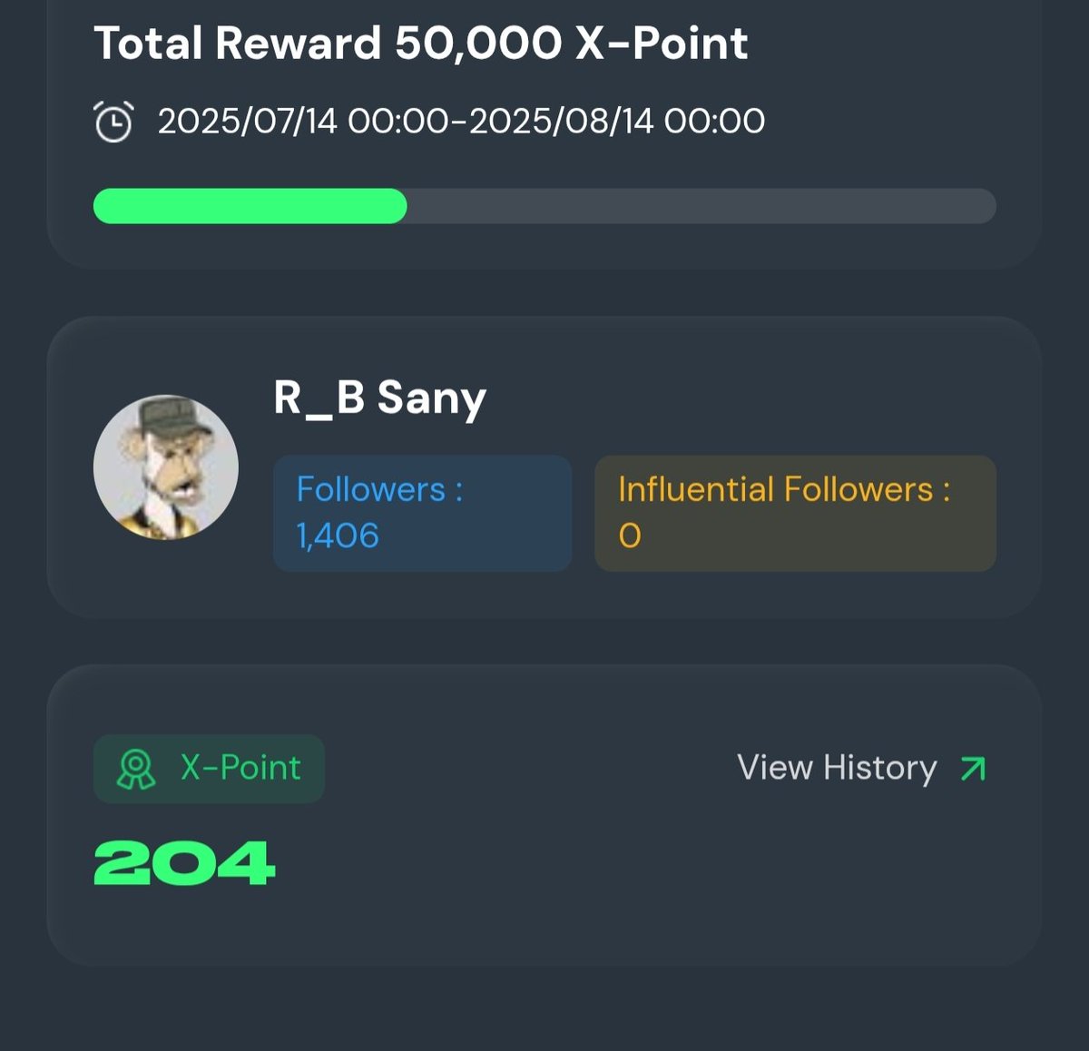 The XerpaAI Top Influencer Leaderboard is LIVE — and it’s not for the faint-hearted.

Every tweet you make about #XerpaAI can climb the ranks and earn you a seat among the Top 50 influencers of the week.
But here’s the catch: No new tweet = No reward. Period.

⏱ Rankings update