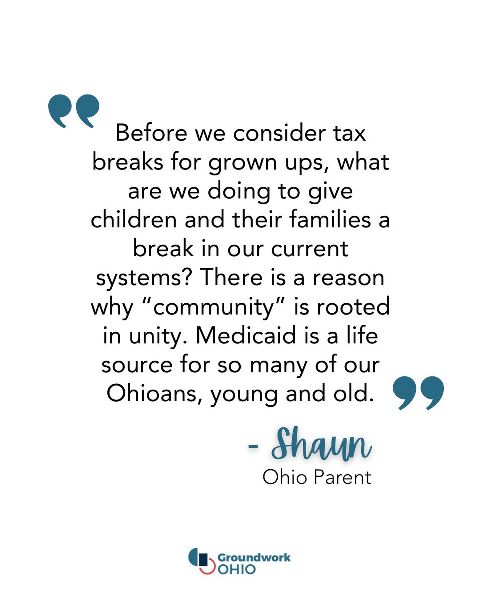 GroundworkOhio's tweet image. Medicaid protects real families from real harm.
🧡 Donate to defend care for kids: t.ly/kcZC-
#ProtectMedicaidOH #WeMustRespond