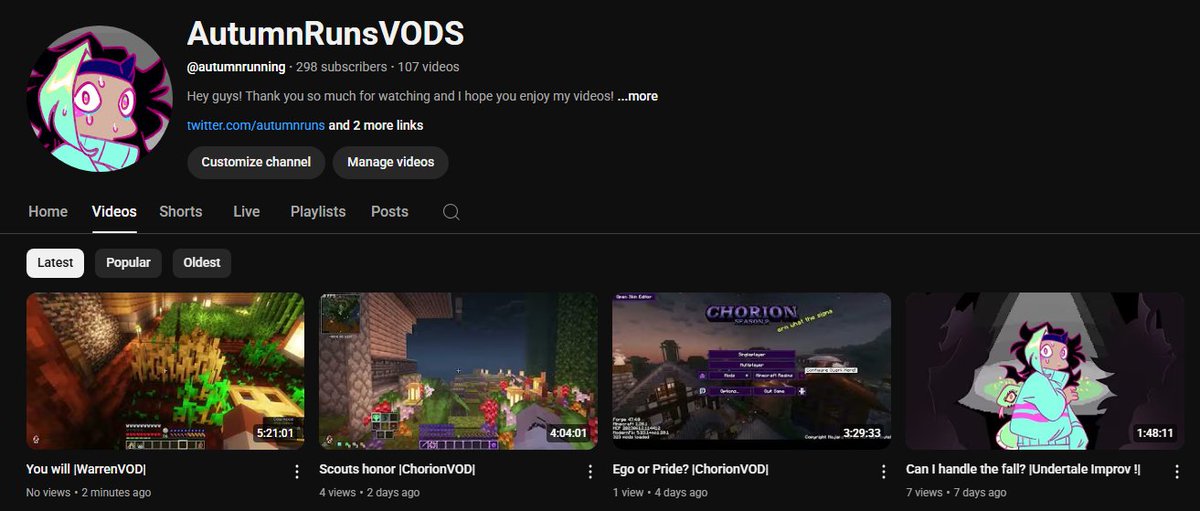 chainedstitch's tweet photo. Reminder I have a VODs channel separate from my main channel ! Some of my stream will get edited down but usually stuff like Warren and Chorion will not due to how long those are ! Not to mention I worry about accidentally cutting out things important to someone else !❤️ https://t.co/jpiY4w33VD