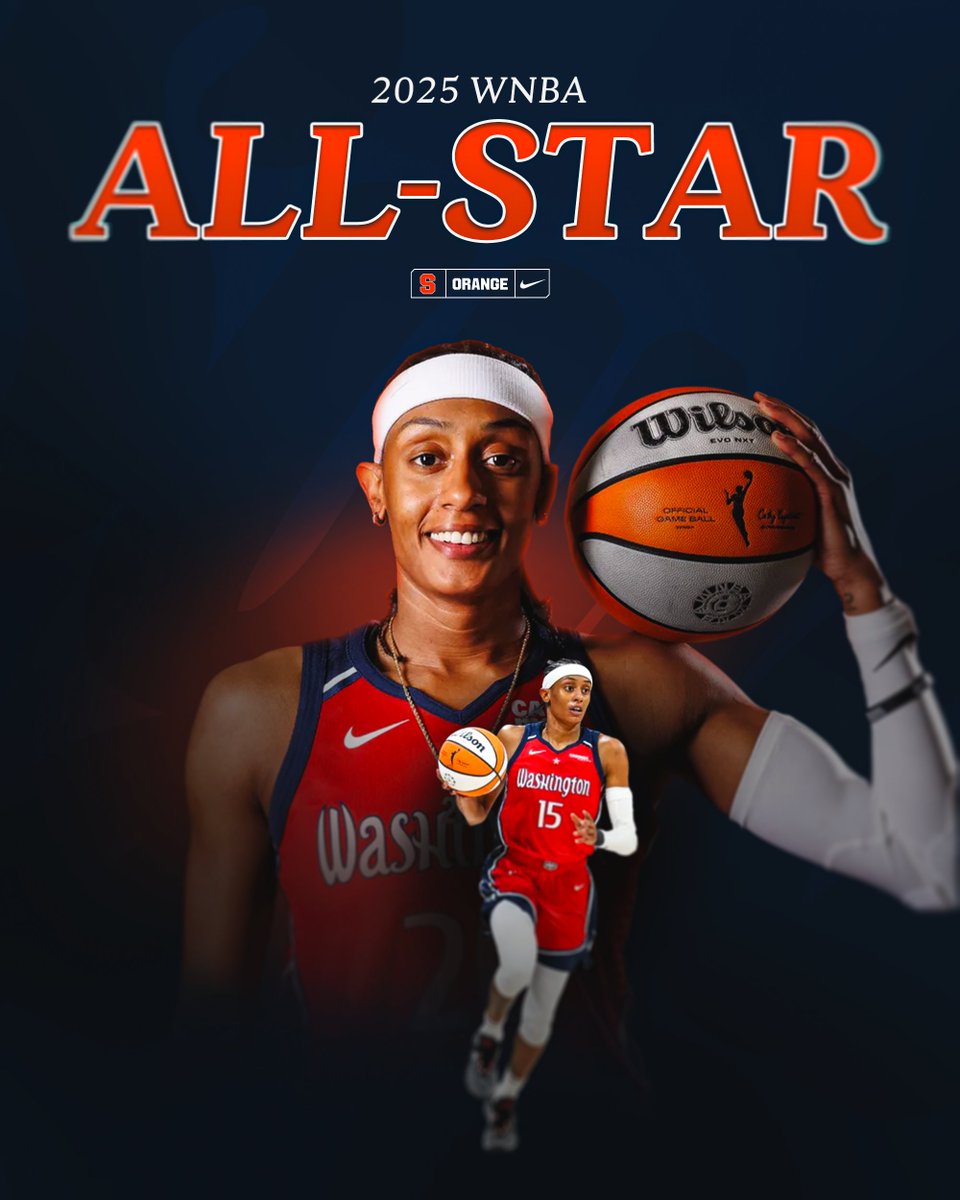 CuseWBB's tweet image. The first WNBA All-Star in Syracuse history ‼️
@BrittBundlez will join Team Clark for the 2025 WNBA All-Star Game on Saturday, July 19.