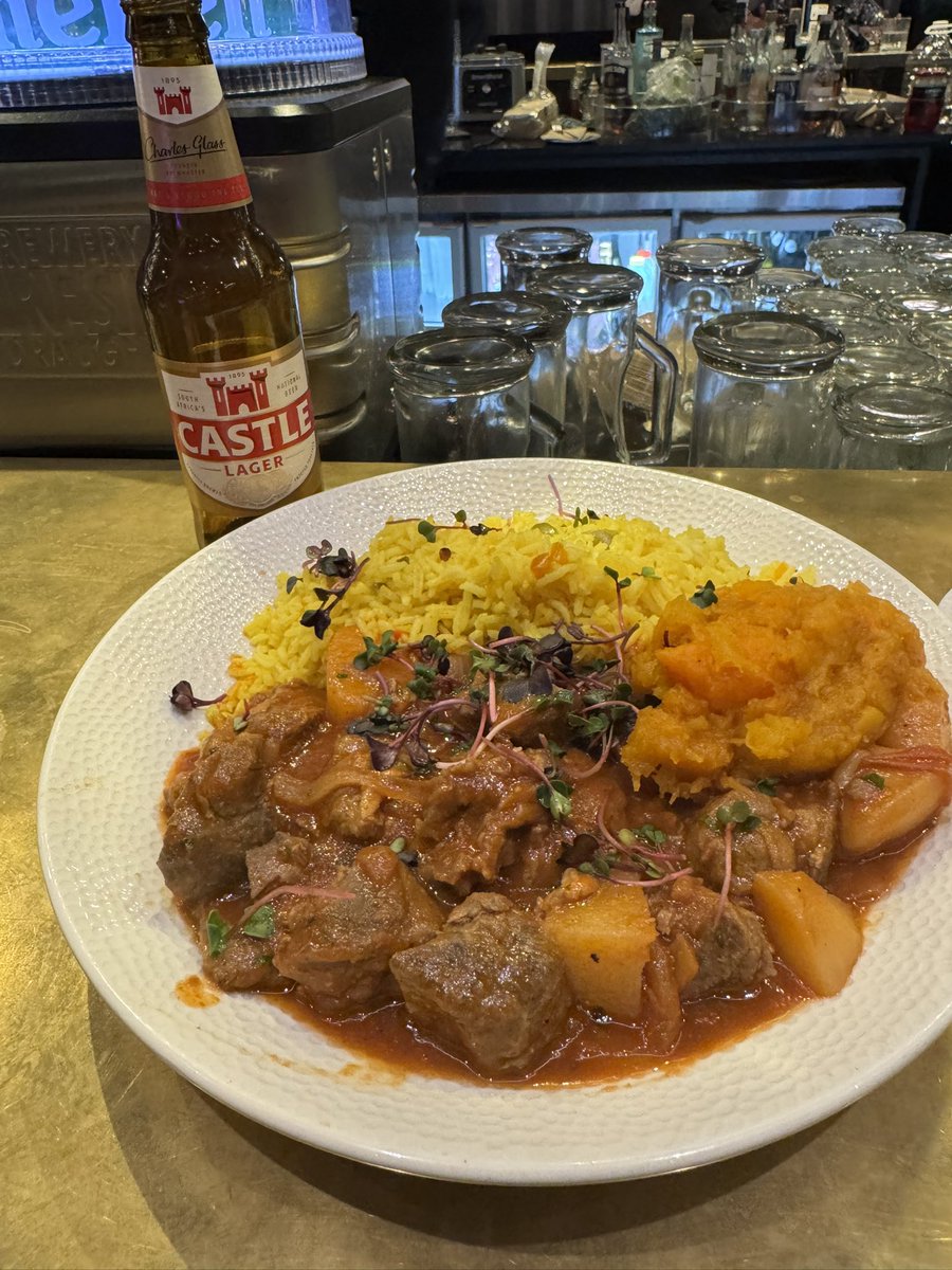 Rich Chou (@rich_chou) on Twitter photo First meal in Cape Town and trying to eat like a local, tamatie bredie with a <a href="/CastleLagerSA/">Castle Lager SA</a> First meal in Cape Town and trying to eat like a local, tamatie bredie with a <a href="/CastleLagerSA/">Castle Lager SA</a>