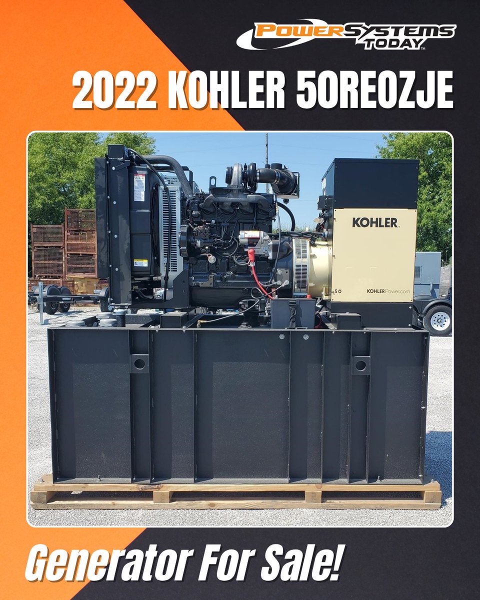 PowerSysToday's tweet image. This featured stationary generator listing on #PowerSystemsToday has low hours and is ready to work! 🫡

Contact Green Industrial LLC for more info!
📌 Belgium, Wisconsin
📞 (414) 435-7151

Full Listing ➡️ ow.ly/V5hK50Wq9QQ

#GeneratorForSale #StationaryGenerators #PowerUp