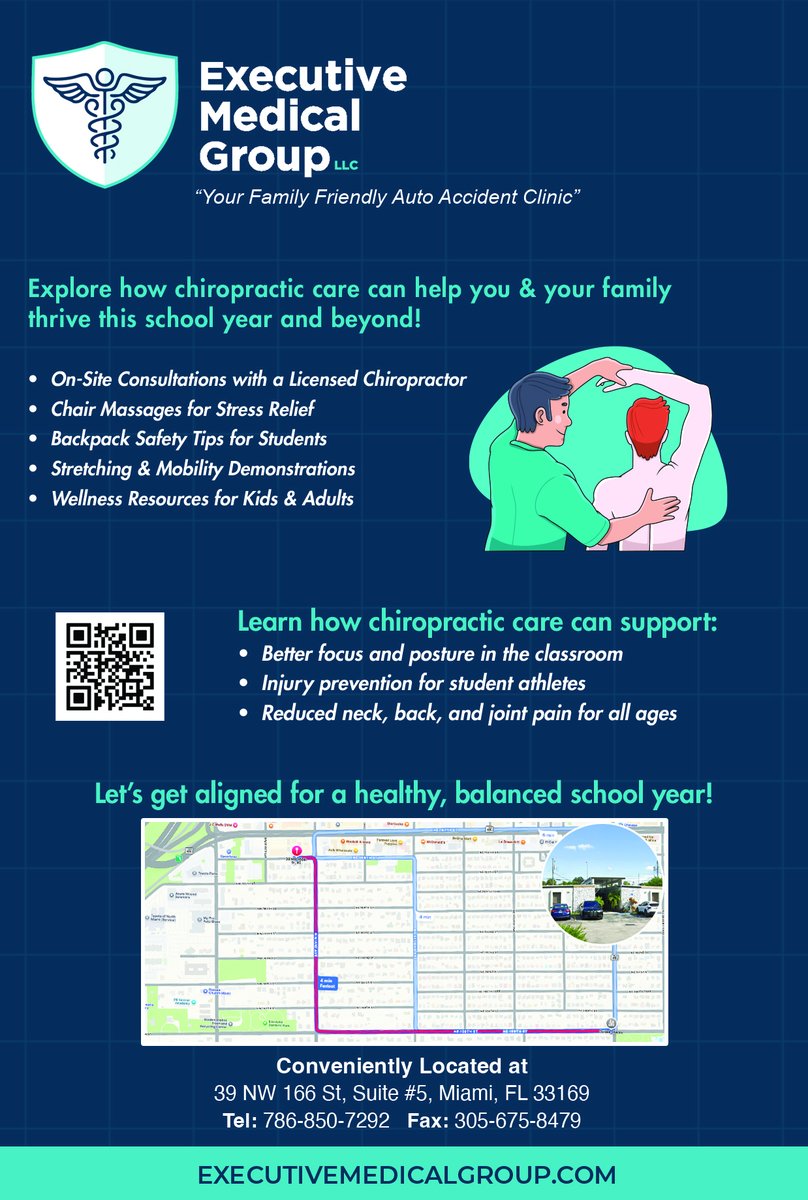 Save the date! Executive Medical Group’s Back-to-School Community Resource Event is on July 26. Free backpacks, haircuts, health screenings, food, games, and more. First come, first served!
Read more here: ow.ly/Ktxl50Wq0Ht