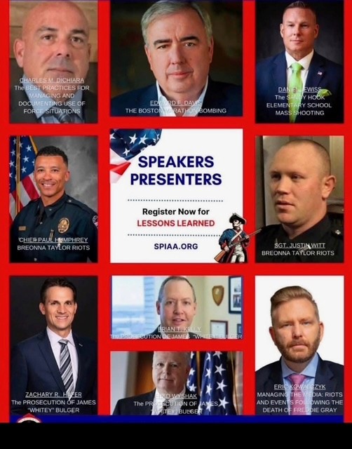 MassMPTC's tweet image. MPTC's Chuck DiChiara served as a guest speaker for Southern Police Institute’s 5-day seminar in Louisville. He shared insights on Use of Force & Lessons Learned. He was honored to stand alongside speakers from Sandy Hook Elementary Shooting and the Boston Marathon Bombing.
