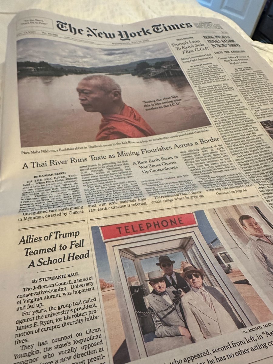 TheJeffersonC's tweet image. Did you catch it? The Jefferson Council landed on the front page of the New York Times this week.