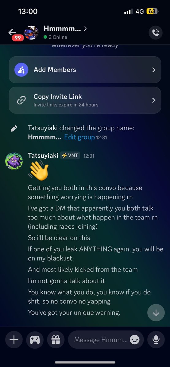 🚨 | BREAKING NEWS

The real reason Daniel He left VNT

Most normal Tatsuyiaki activity.

#f125 #f1esports