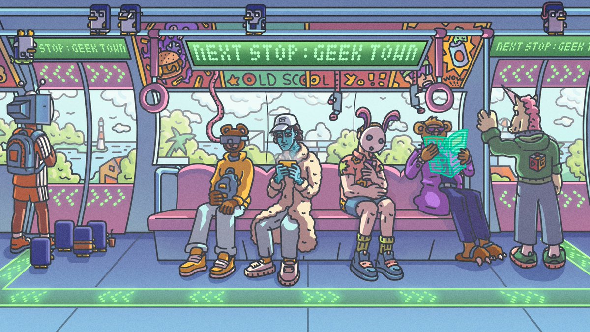 thebrenda0's tweet photo. When your train ride turns into an NFT gallery.
If you’ve got a project in mind and need something like this, feel free to DM me. Let’s make together💬
#GeekTownVibes #NextStopCreativity #DigitalDreamscape #FutureStyle #NFTCulture #MetaverseVibes https://t.co/o9alopQ4xo