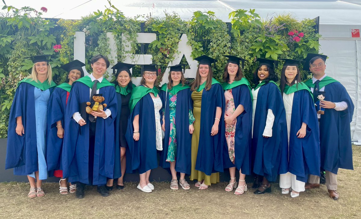 A wonderful day celebrating graduation with my final cohort of students as MSc Occupational Therapy Course Director 💚🎓🎉 <a href="/uniofeastanglia/">UEA</a>