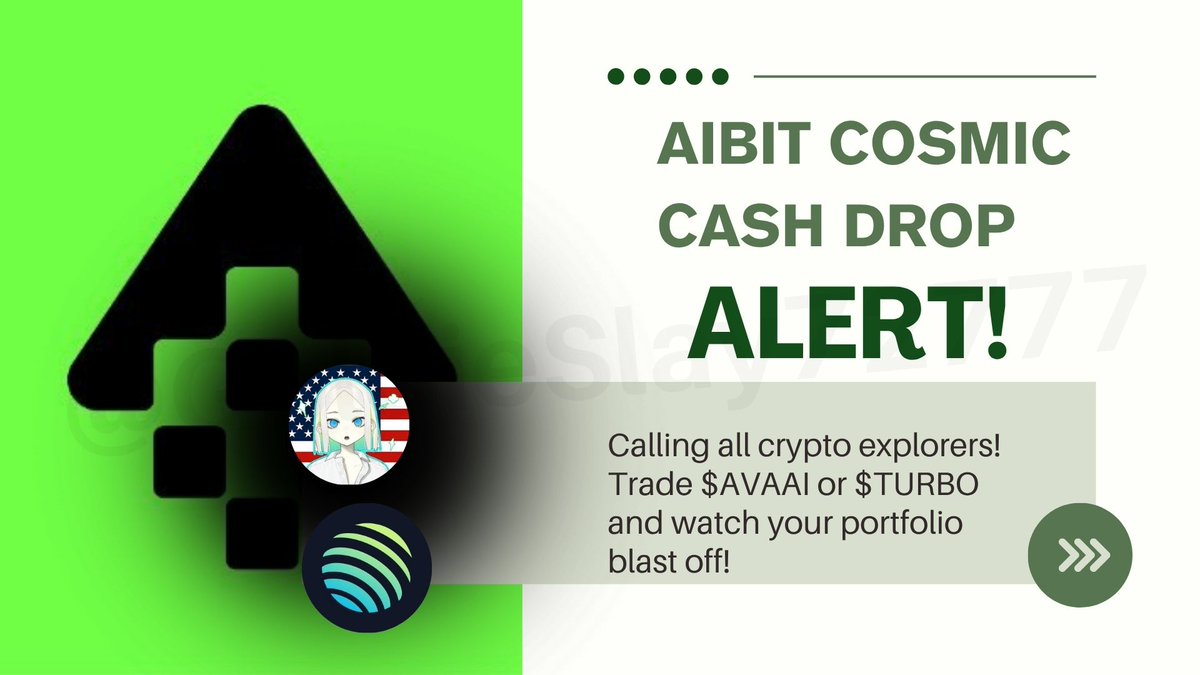 GoldieSlay72777's tweet photo. Aibit Cosmic Cash Drop Alert!
Calling all crypto explorers
Deposit 500 USDT today and unlock a chance to snag a 50 USDT bonus. Trade $AVAAI or $TURBO and watch your portfolio blast off!
@aibitexchange
Offer ends midnight UTC-July 18, 2025
#Aibit #CryptoAdventure #MoonMission https://t.co/iyMxEd553S