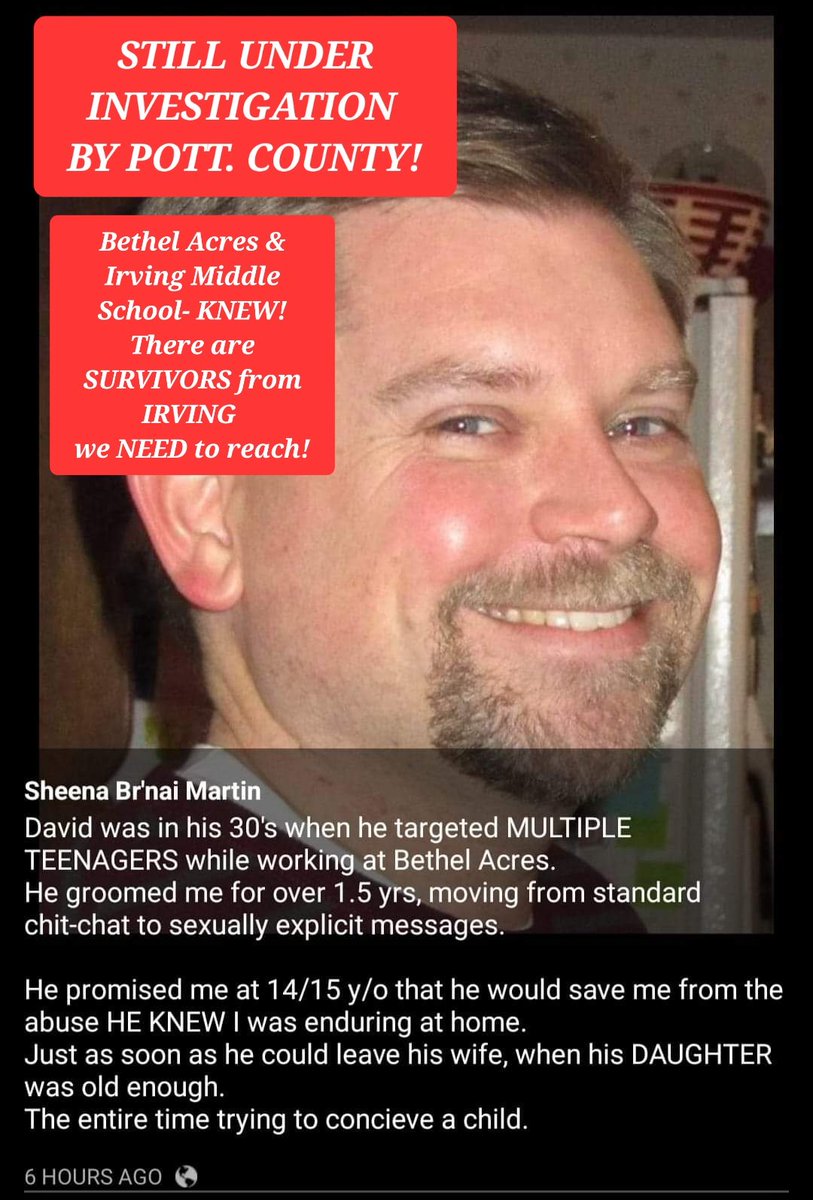 DOZENS of cases like mine were sitting at the OSDE, until <a href="/pubmanokc/">Sean Cummings</a> , others and I all started SHAMING Ryan Walters into doing his job.
I had to get THE FBI AFTER THEM to get them to stop chasing Libs of TikTok leads, and go after SERIAL PEDOPHILES.