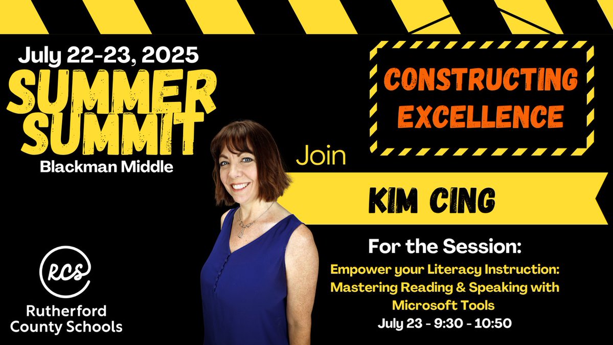 Cing_EdTech's tweet image. Join me for my Microsoft Reading & Speaking Tools session at the Elementary Summer Summit. Sign up on the Professional Learning platform!
@rucoschools
#RCSElemSummerSummit25