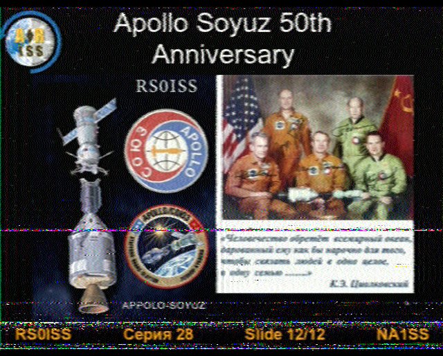 Fresh from the #ISS space station at 19:45 GMT.