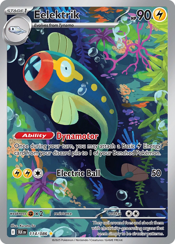 justinbasiltcg's tweet image. My Black Bolt &amp;amp; White Flare Visual Set Lists have been updated with English-language images for all cards in the sets, including the many, many secret rare cards!  

justinbasil.com/visual/sv105

#Pokemon #PokemonTCG #PlayPokemon #PokemonCards #ポケカ