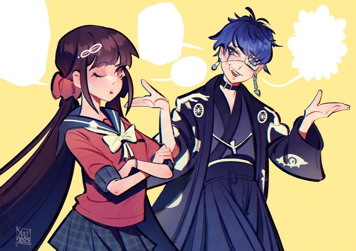 __shslprince's tweet photo. [ NDRV3 #ハンドラ美術部 #hndr_FA ]
Work buddies https://t.co/6rGFgkmzJ9