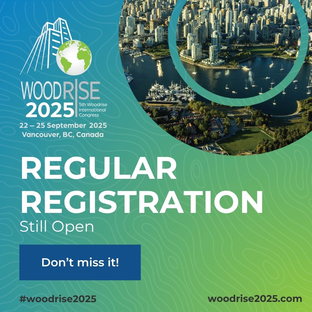 Ne manquez pas #Woodrise2025 ! Des conférences aux visites techniques, c'est plus qu'un congrès.
🌍 Rencontrez les leaders mondiaux du bois
🛠 Visitez des sites de pointe
🍻 Soirée Timber &amp; Taps
Inscrivez-vous dès maintenant : woodrise2025.com/registration/

#RegisterNow #TimberTours