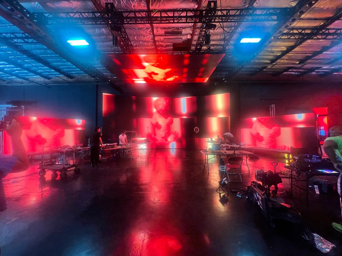 our venue in LA for the next 3 days is crazy