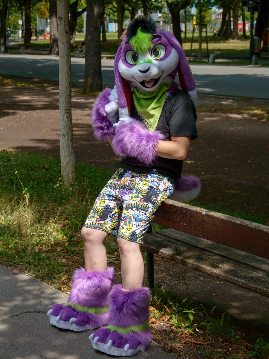 MaxettoBuni's tweet image. Can't believe that Buni is 1 year old already :O
It's been such a wonderful and joyful year of hopping and making new friends &gt;.&lt;
Can't thank enough the beautiful work of @LorfyTheFox ๐
Hope for many more years like this!
#FursuitFriday