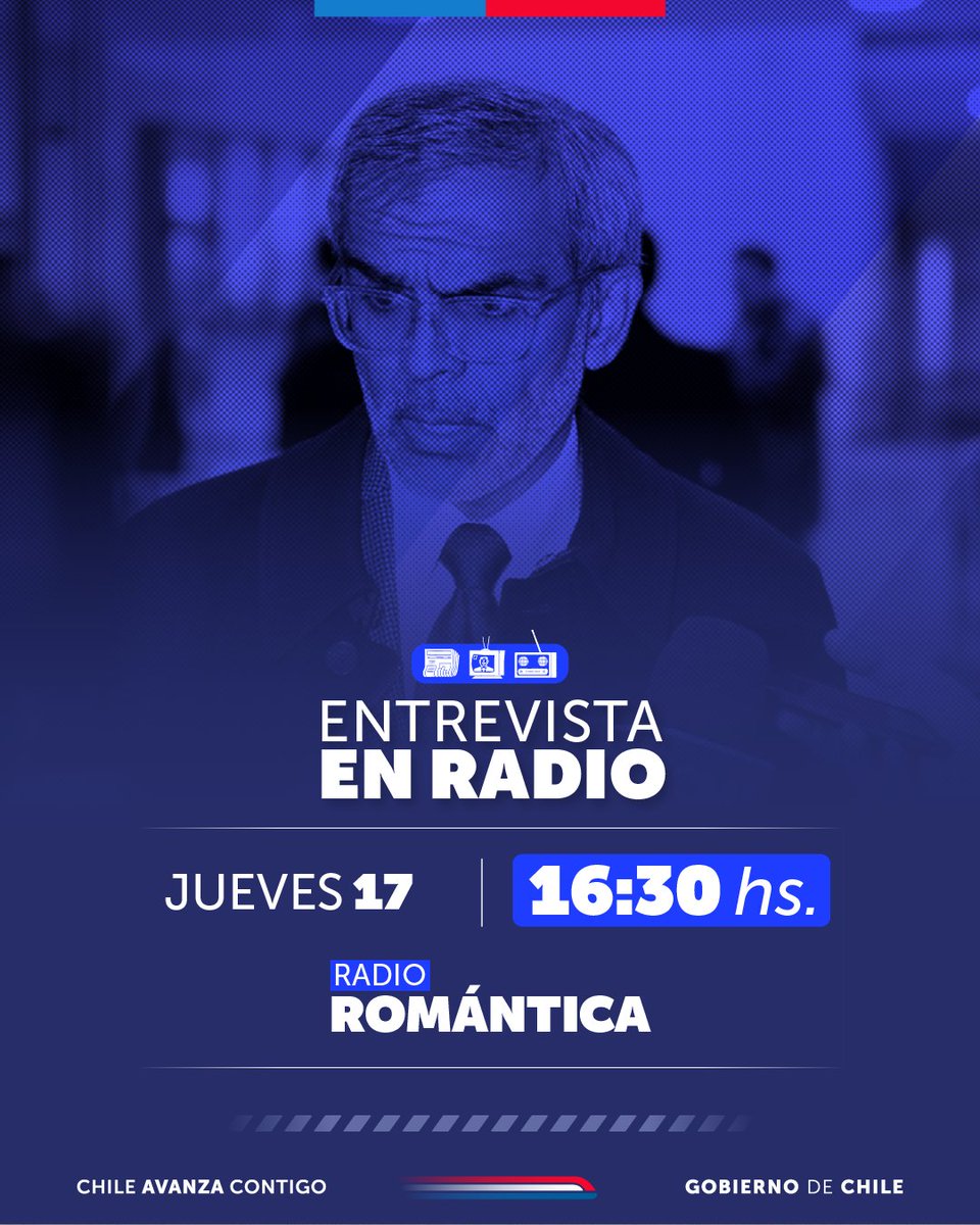 📡 Sintoniza la señal de radio Romántica para seguir de cerca la conversación con el ministro de Seguridad, Luis Cordero.
Conoce los detalles de nuestro trabajo y comenta con nosotros desde las 16:30🎙️