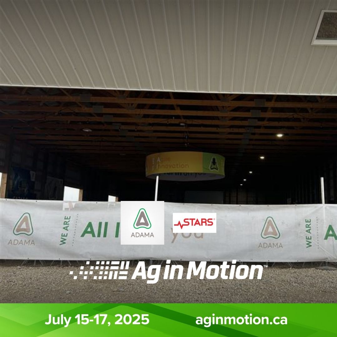 AginMotion's tweet image. Feeling thirsty? 🍻
Big thanks to @STARSambulance & @adama_canada for sponsoring the STARS & ADAMA Lounge at #AIM25!
Come on in, grab a cold one, and recharge.
#AgInMotion #FarmShow #AIM25