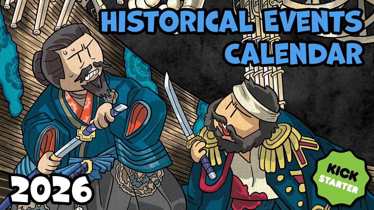 ExtraCreditz's tweet image. 📅 Mark your calendars, Extra Historians!
Our 2026 Extra History Calendar Kickstarter drops Tuesday, July 22 @ 8am PT / 11am ET!
🗓️ New art
📦 Better shipping
🗳️ More voting
🎁 Exclusive merch
👉 Bookmark now & don’t miss Early Bird perks: bit.ly/ExtraHistory20…
#Kickstarter