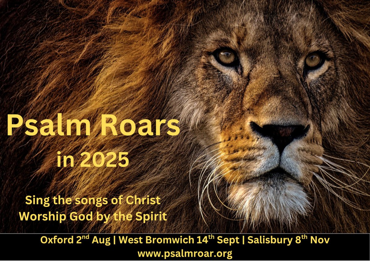 TimVasbyBurnie's tweet image. Three more Psalm Roars coming in 2025.
In 2026: Colchester, London, Lancaster-ish, Sussex, Shrewsbury, Sheffield, Chelmsford and more!