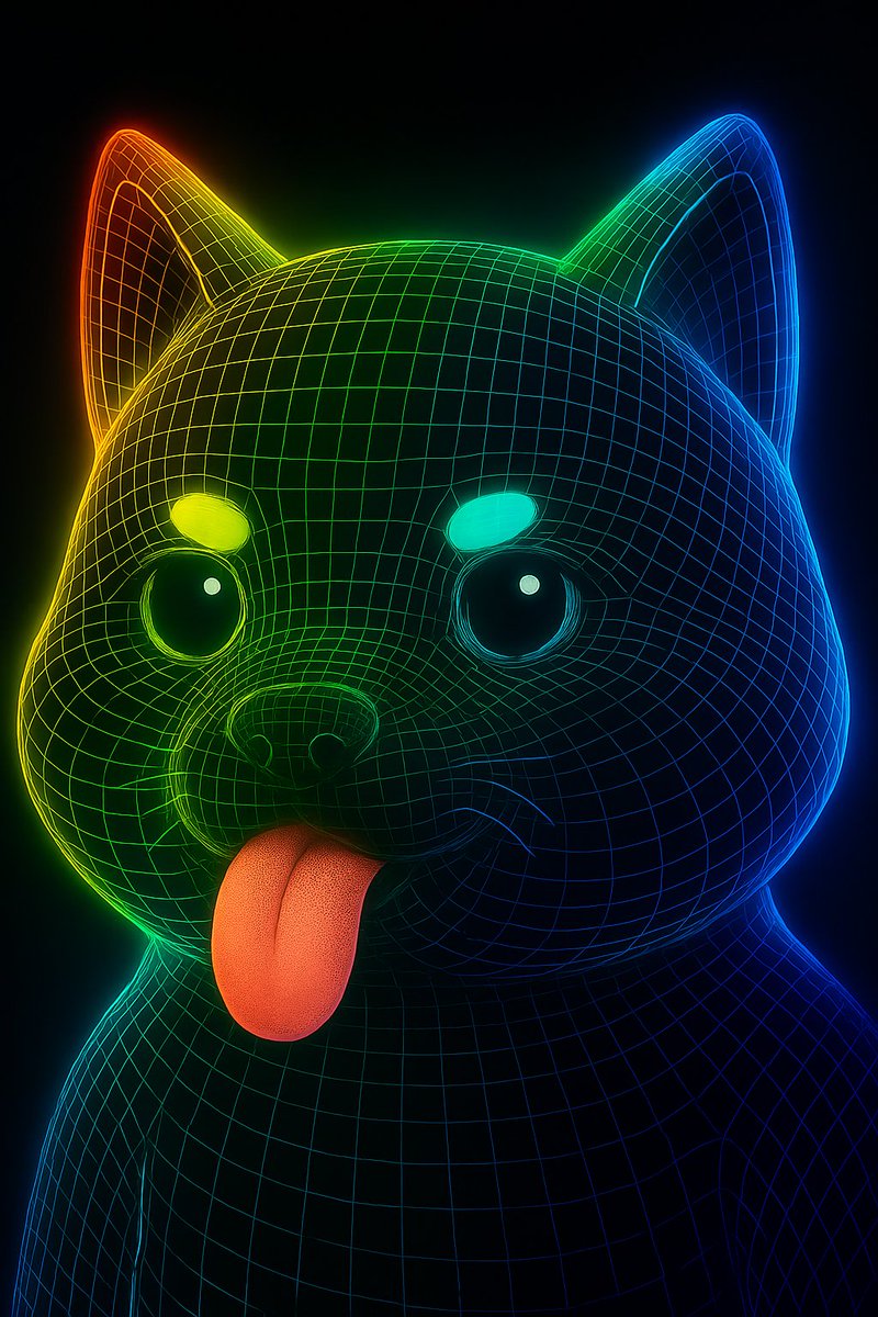 KiboShib's tweet image. The dog is AI generated