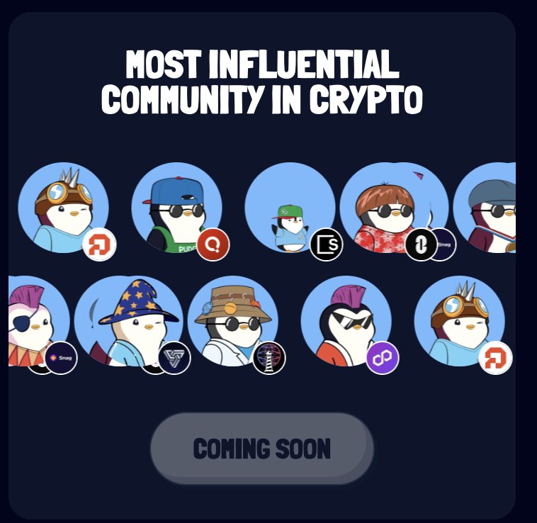 BREAKING: Pudgy Penguins (<a href="/pudgypenguins/">Pudgy Penguins</a>) just launched pengu world where you can track $PENGU's mindshare, holder count, followers, big brand partnerships, and more, all in real time, updated every second. 

Something is cooking!