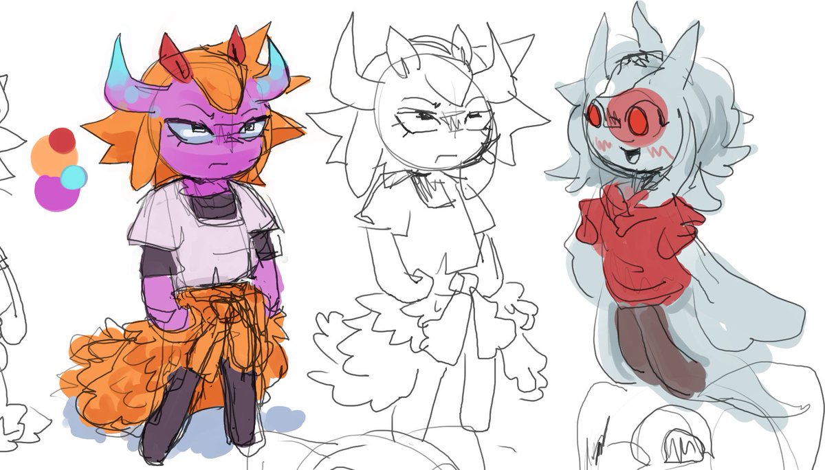 From when I was trying to nail down a design for some seaslug ocs