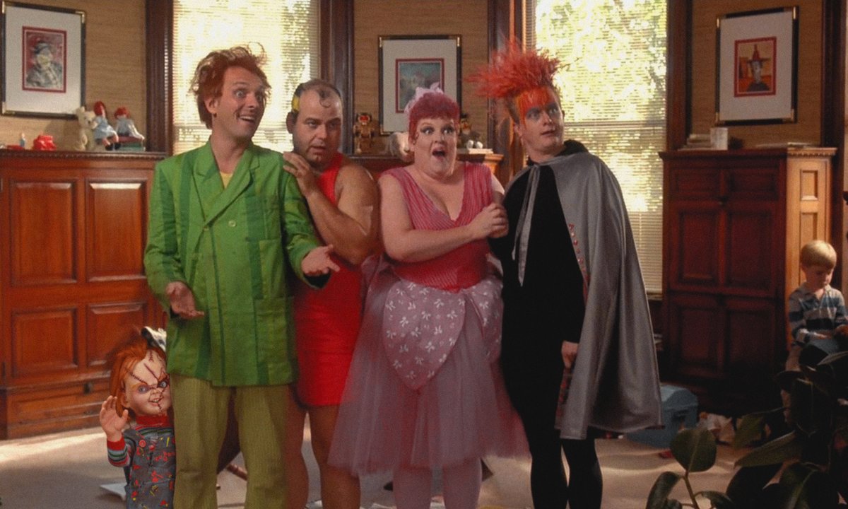 UglyByProxy's tweet image. DAY 5 of photoshopping Chucky into another movie until I forget...