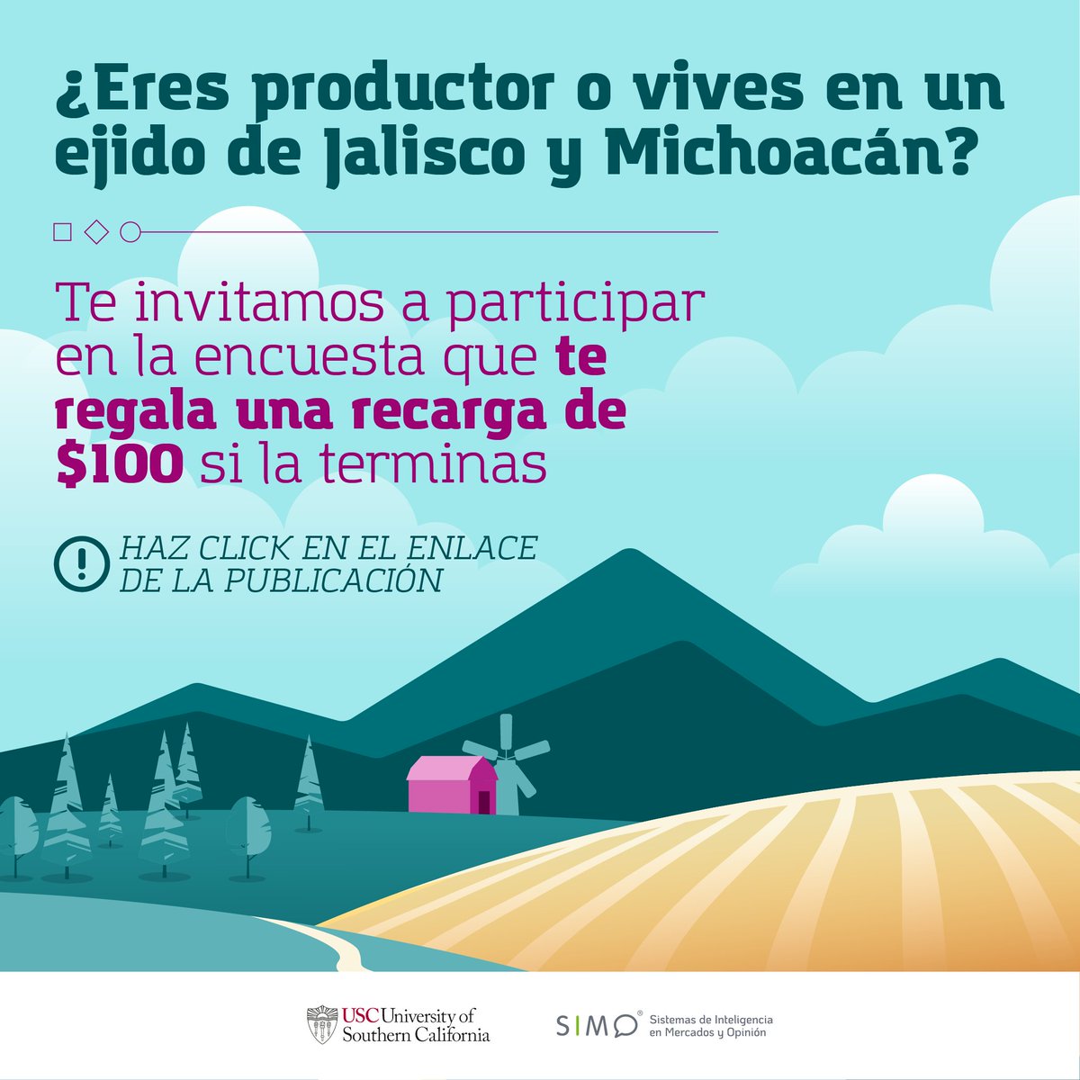 Participa aquí: 
👉simoconsulting4.surveycto.com/collect/Ejidos…