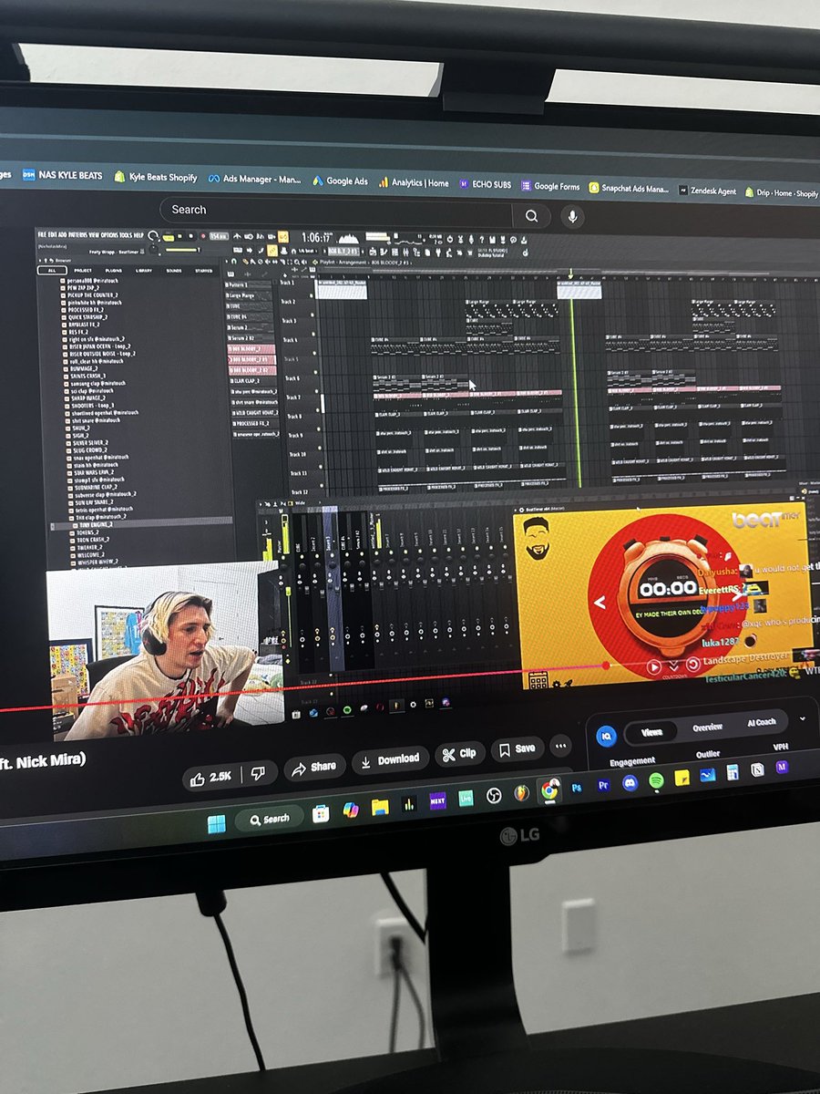 CurtissKing's tweet image. The funniest part about xqc saying that is he doesnโt know heโs been accidentally promoting the plugin of a lyricist named Curtiss King. Oops.