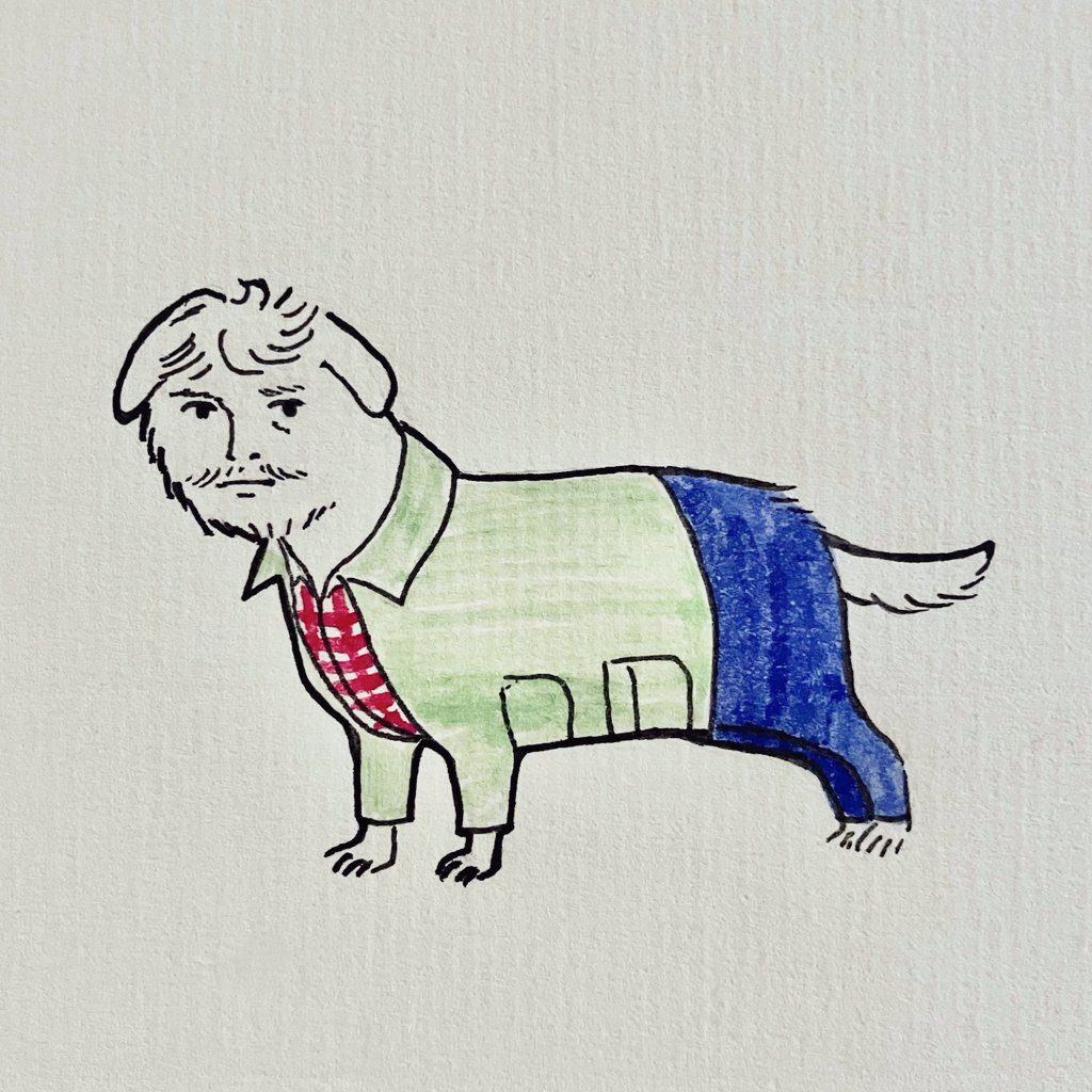 Today I offer you: Will Graham in medieval dog style