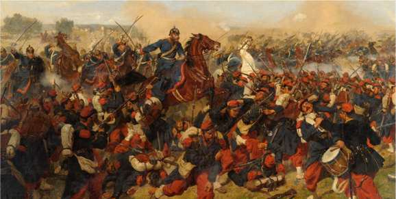 MilHistNow's tweet image. On this day in 1870, France declares war on Prussia. The armies of Emperor Napoleon III are woefully unprepared for the contest that lies ahead and suffer a series of humiliating defeats. Within six months, German troops are marching through the streets of Paris.
