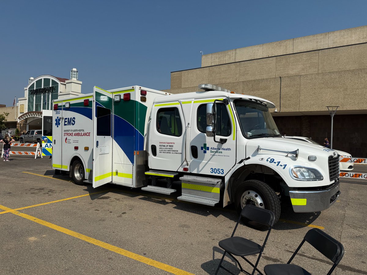 EHS_Alberta's tweet photo. #YourEMS is sending a big thank you to @SouthgateCentre for hosting their annual First Responders Appreciation BBQ.  Full BBQ proceeds help support Mental Health Foundation Alberta. https://t.co/zhCXC2QhTc