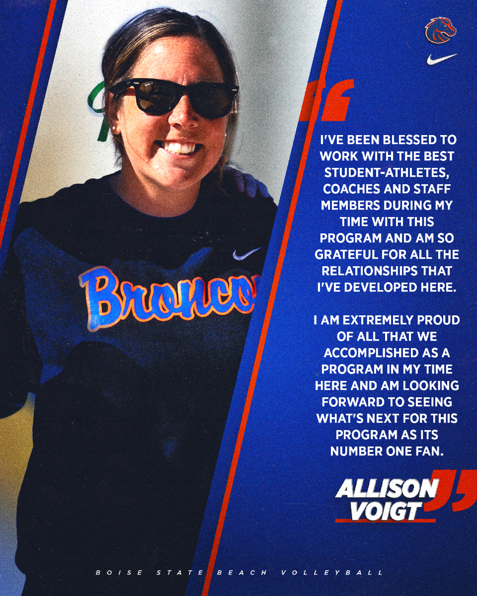 BroncoSportsBVB's tweet image. "𝙄'𝙫𝙚 𝙗𝙚𝙚𝙣 𝙗𝙡𝙚𝙨𝙨𝙚𝙙 𝙩𝙤 𝙬𝙤𝙧𝙠 𝙬𝙞𝙩𝙝 𝙩𝙝𝙚 𝙗𝙚𝙨𝙩 𝙨𝙩𝙪𝙙𝙚𝙣𝙩-𝙖𝙩𝙝𝙡𝙚𝙩𝙚𝙨, 𝙘𝙤𝙖𝙘𝙝𝙚𝙨 𝙖𝙣𝙙 𝙨𝙩𝙖𝙛𝙛 𝙢𝙚𝙢𝙗𝙚𝙧𝙨 𝙙𝙪𝙧𝙞𝙣𝙜 𝙢𝙮 𝙩𝙞𝙢𝙚 𝙬𝙞𝙩𝙝 𝙩𝙝𝙞𝙨 𝙥𝙧𝙤𝙜𝙧𝙖𝙢." - Allison Voigt
#BleedBlue | #WhatsNext