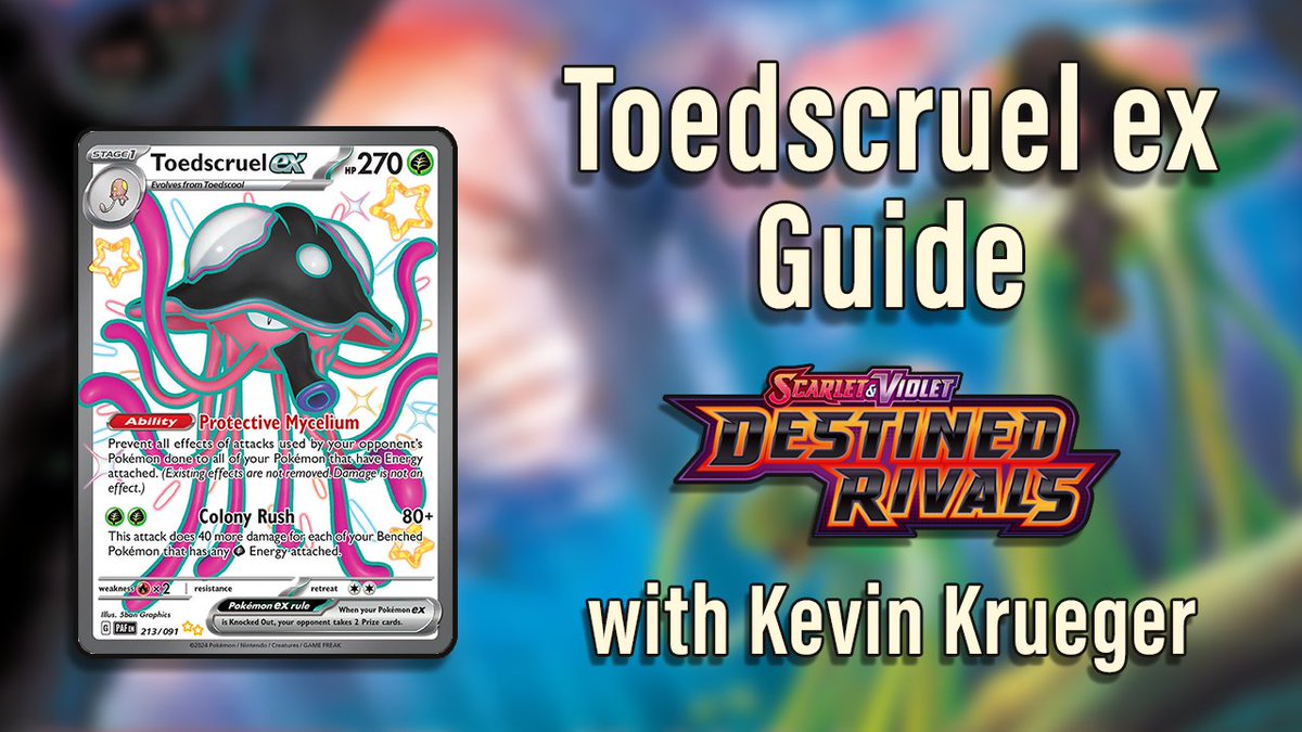ProjArtemisPKMN's tweet image. For today's article, join @KruegerTcg as they explore Toedscruel ex - the rogue deck that's creeping through the meta!
Check it out: mfy.gg/guides/view/to…
Unlock for $5 or for free by supporting our @TryMetafy Fan tier!