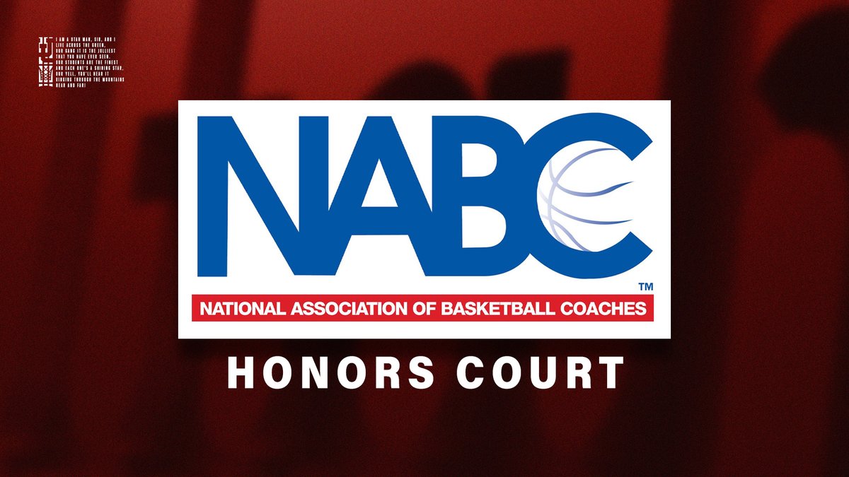 UtahMBB's tweet image. 📰 | 7⃣ Runnin' Utes Earn @NABC1927 Honors Court Accolades.
#GoUtes
utahutes.com/news/2025/7/17…