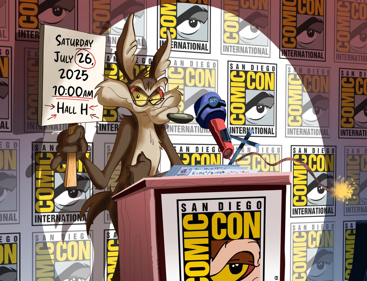 Diolot Clรฉment (@clement_diolot) on Twitter photo DAY-9 before meet the #movie team ! San Diego #ComicCon is coming up! ๐๏ธThe #CoyoteVsAcme panel is on Saturday, July 26, 2025, from 10:00 to 11:00 AM PDT, Hall H. #LooneyTunes #cartoon #SanDiegoComicCon2025 <a href="/dgreenmachine/">Dave Green</a> DAY-9 before meet the #movie team ! San Diego #ComicCon is coming up! ๐๏ธThe #CoyoteVsAcme panel is on Saturday, July 26, 2025, from 10:00 to 11:00 AM PDT, Hall H. #LooneyTunes #cartoon #SanDiegoComicCon2025 <a href="/dgreenmachine/">Dave Green</a>