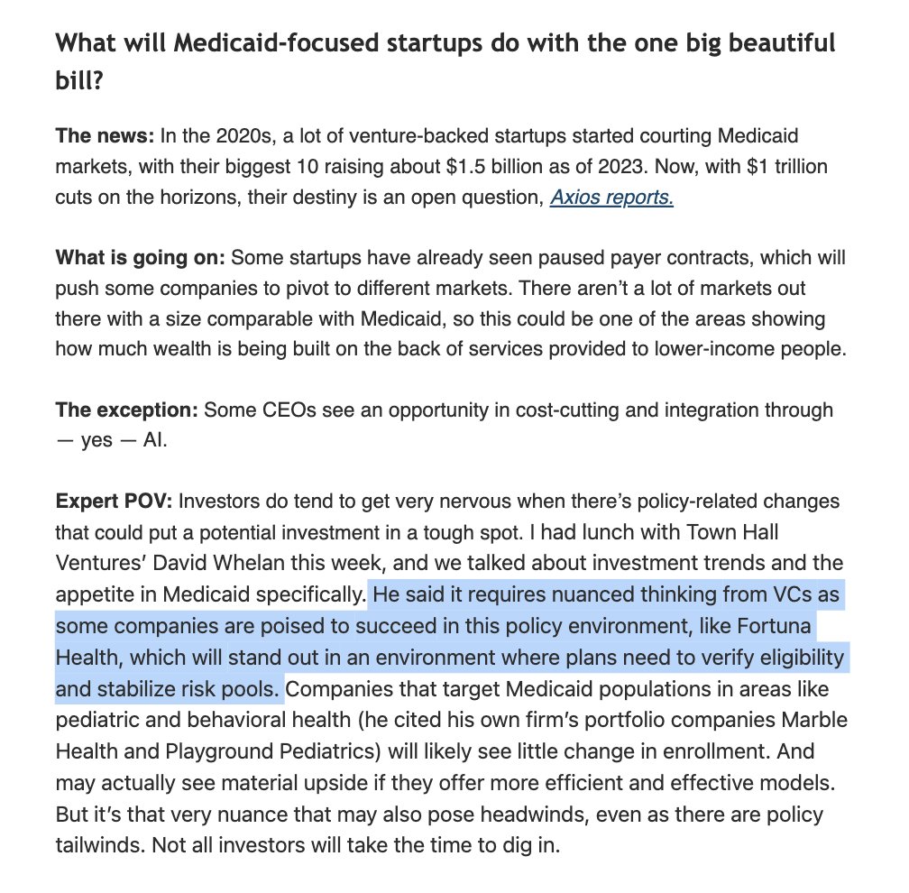 singareddynm's tweet image. Massive policy changes like the One Big Beautiful Bill surface fragility in our public infrastructure. These are the moments to build technology that empower people. At Fortuna, we’re proud to bring simplicity, efficiency, and autonomy to Medicaid and government health programs.…