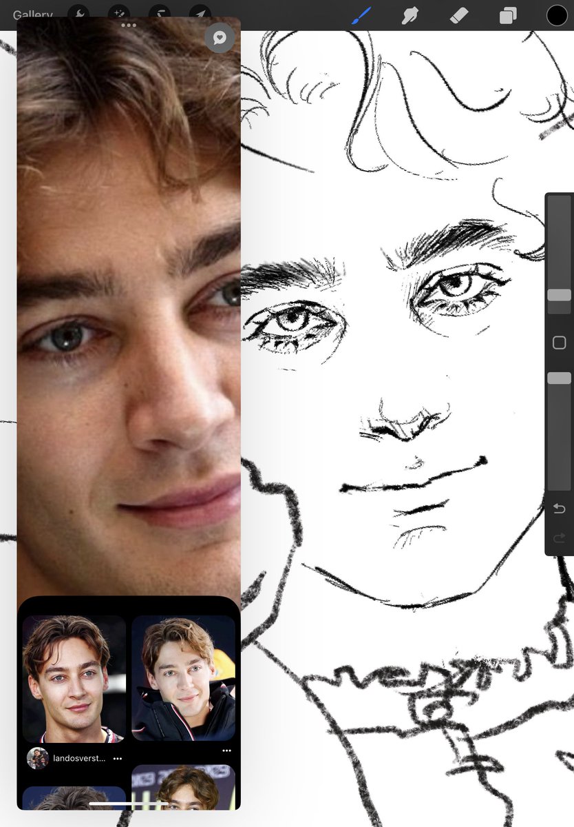 wwxisdead's tweet image. #heartbreaking i've been trying rly hard to try and draw Simplified Georges for a rly cute piece, i assumed that highlighting his beautiful under-eye area would be enough for the drawing to bear some likeness to george but alas