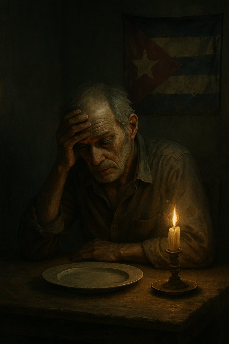 #Cuba duele.
Un país lleno de talento y belleza que se ha ido desgastando en la miseria.
No es solo escasez: es humillación diaria, tristeza acumulada.
Un gobierno que no vino a construir, sino a saquear.
Y aun así, muchos seguimos soñando con volver a ver la luz.