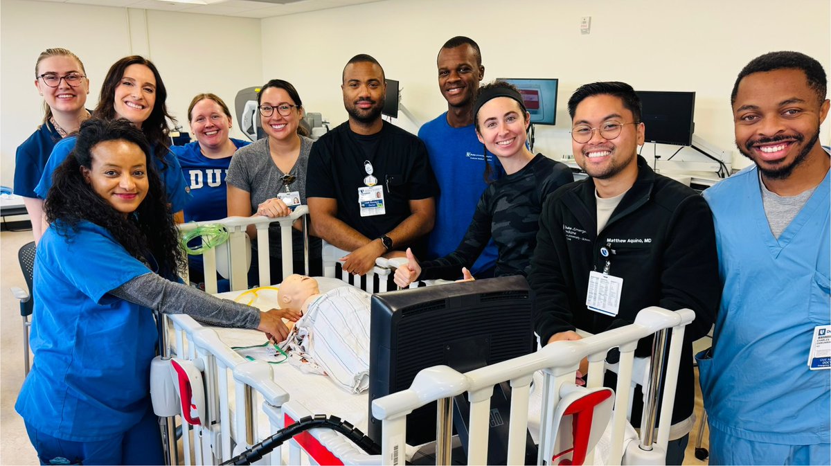First simulation session of the academic year with some great pediatric cases <a href="/Duke_Childrens/">Duke Children's</a>  <a href="/dukeemergency/">Duke Emergency Medicine</a> #acepsimbox #pem