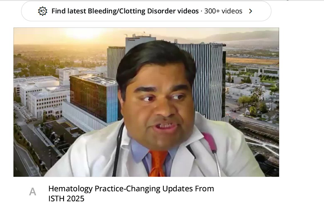 vumedi.com/video/hematolo…

#blood #MedTwitter #podcast #Meeting #GlobalGoals 
<a href="/isth/">ISTH</a> <a href="/ATHNnews/">ATHN</a> <a href="/ASH_hematology/">ASH</a> <a href="/EHA_Hematology/">European Hematology Association</a> <a href="/HFHemophilia/">Hope for Hemophilia</a> <a href="/WIBloodDisorder/">GreatLakesHemophilia</a> <a href="/HemophiliaFL/">Bleeding Disorders Foundation of Florida</a> <a href="/HemoOntario/">Hemophilia Ontario</a> <a href="/HemophiliaMB/">HemophiliaMB</a> <a href="/RareDiseases/">National Organization for Rare Disorders (NORD)</a> <a href="/TEDTalks/">TED Talks</a> <a href="/WHO/">World Health Organization (WHO)</a> <a href="/BloodStrmMedia/">BloodStream Media</a> <a href="/scrippsresearch/">Scripps Research</a> <a href="/DeloitteHealth/">Deloitte Life Sciences & Health Care</a>
