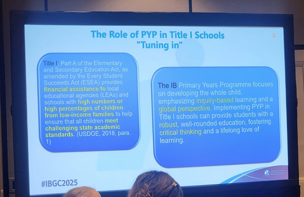 _AndyJacks's tweet image. Great job with an engaging session and packed house about the struggles and triumphs in Title I schools! @NPorter17 #IBGC2025